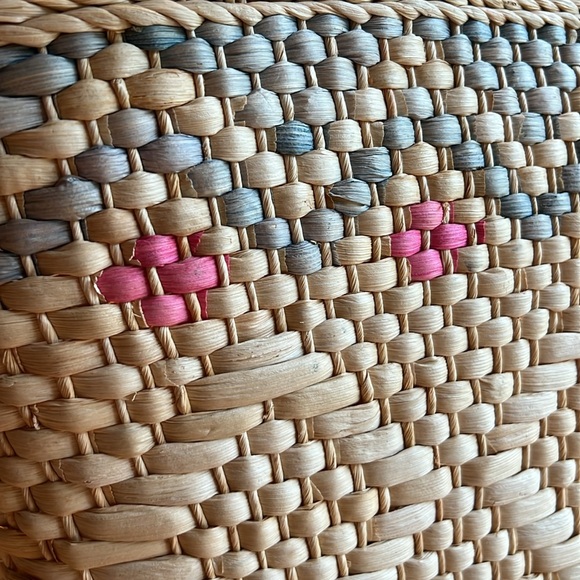 BEACH BAG RAFIA/STRAW Handbag Tote - Picture 2 of 7